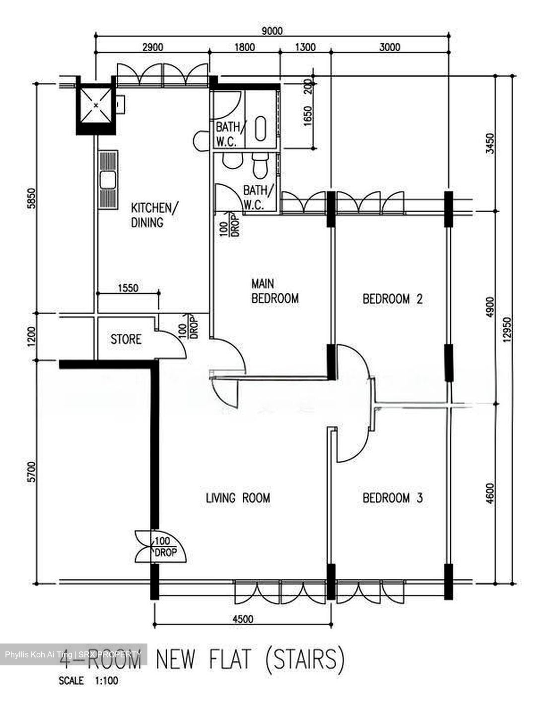 Blk 120 Hwi Yoh Ville (Serangoon), HDB 4 Rooms #607376711